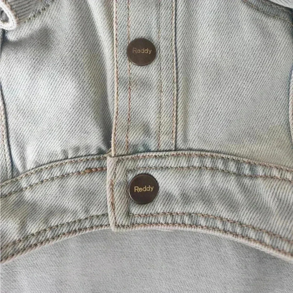 (NWOT) Reddy Sherpa Fleece-Lined Dog Denim Jacket Pet Jean Coat – Medium - Picture 3 of 4